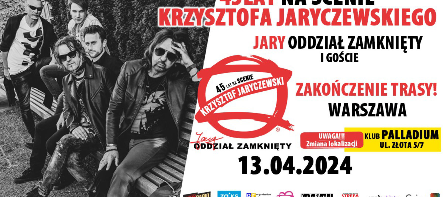 45lat na&nbsp;Scenie Krzysztofa Jaryczewskiego – trasa „Obudź się i&nbsp;z&nbsp;nami chodź”