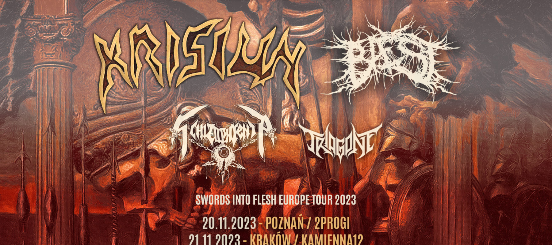 Krisiun + Baest, Schizophrenia, Triagone